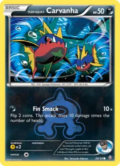 Team Aqua's Carvanha, Double Crisis 20/34