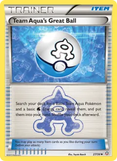 Team Aqua's Great Ball, Double Crisis 27/34