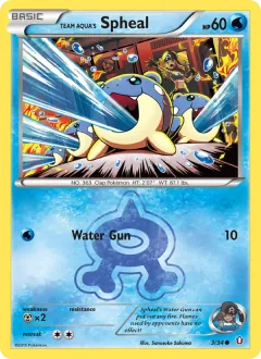 Team Aqua's Spheal, Double Crisis 3/34