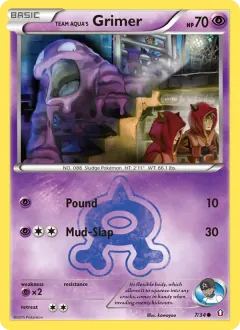 Team Aqua's Grimer, Double Crisis 7/34