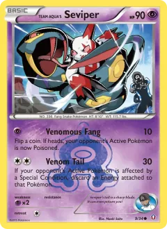 Team Aqua's Seviper, Double Crisis 9/34