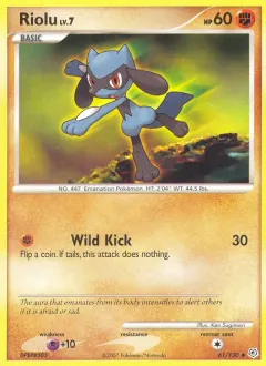 Riolu, Diamond & Pearl 61/130