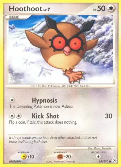 Hoothoot, Diamond & Pearl 85/130