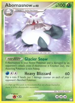 Abomasnow, Mysterious Treasures 19/123