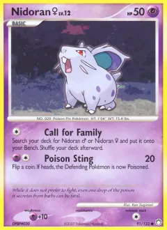 Nidoran♀, Mysterious Treasures 91/123