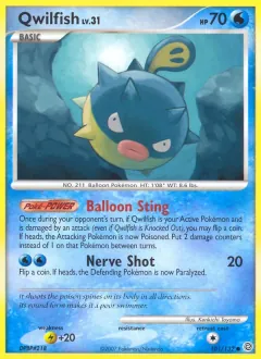 Qwilfish, Secret Wonders 101/132
