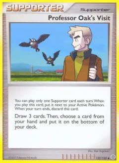 Professor Oak's Visit, Secret Wonders 122/132