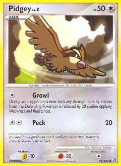 Pidgey, Secret Wonders 99/132