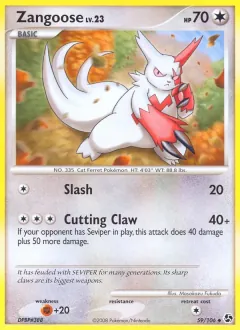 Zangoose, Great Encounters 59/106