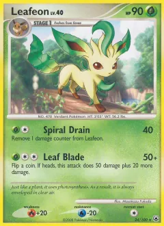 Leafeon, Majestic Dawn 24/100