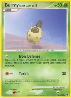 Burmy Sandy Cloak, Majestic Dawn 54/100