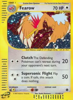 Fearow, Expedition Base Set 11/165