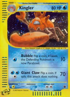 Kingler, Expedition Base Set 15/165