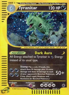 Tyranitar, Expedition Base Set 29/165