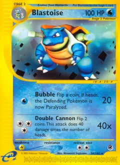Blastoise, Expedition Base Set 36/165