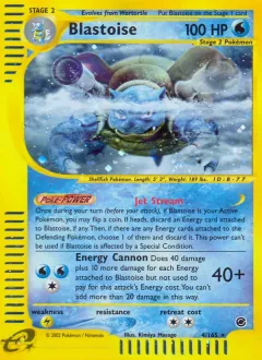 Blastoise, Expedition Base Set 4/165