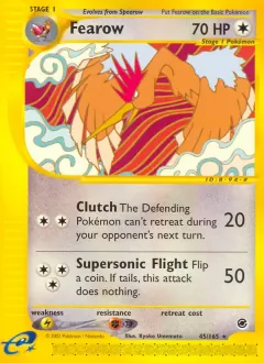 Fearow, Expedition Base Set 45/165