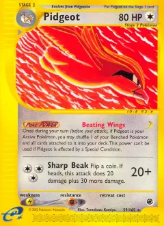 Pidgeot, Expedition Base Set 59/165