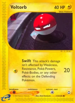 Voltorb, Aquapolis 115/147
