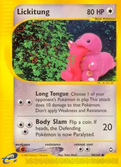 Lickitung, Aquapolis 90/147