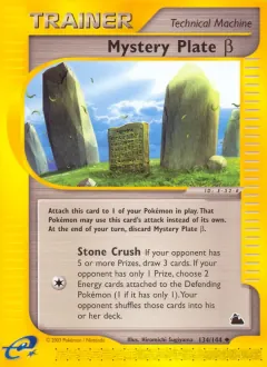 Mystery Plate β, Skyridge 134/144