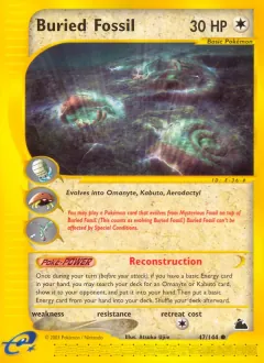 Buried Fossil, Skyridge 47/144