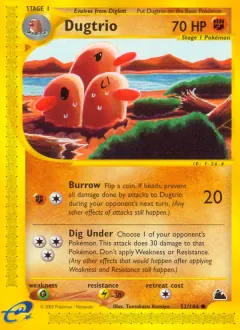 Dugtrio, Skyridge 52/144