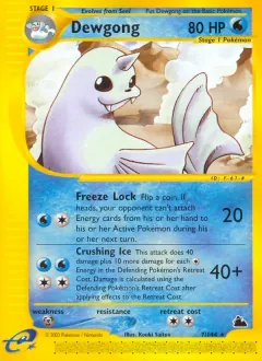 Dewgong, Skyridge 7/144