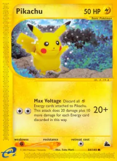 Pikachu, Skyridge 84/144