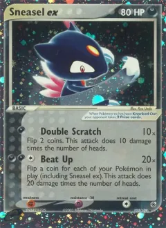 Sneasel ex, Ruby & Sapphire 103/109
