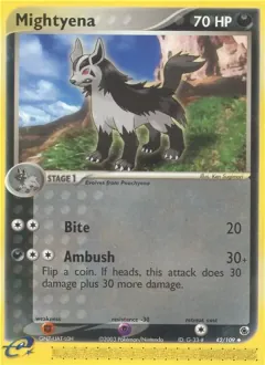 Mightyena, Ruby & Sapphire 42/109