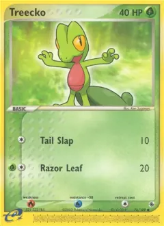 Treecko, Ruby & Sapphire 76/109