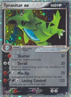 Tyranitar ex, Unseen Forces 111/115