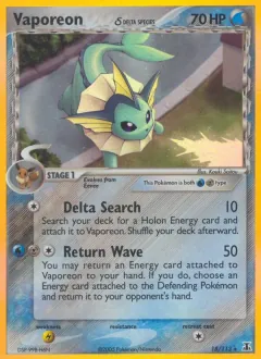 Vaporeon δ, Delta Species 18/113