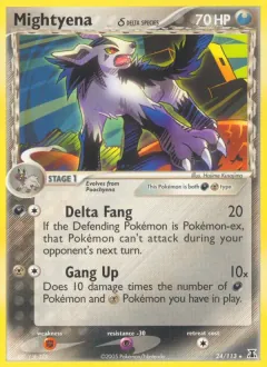 Mightyena δ, Delta Species 24/113
