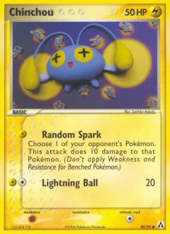 Chinchou, Legend Maker 50/92