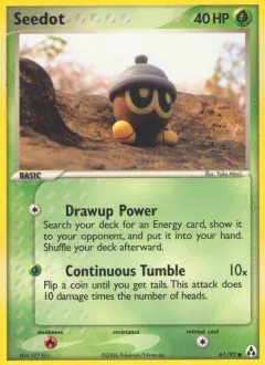 Seedot, Legend Maker 61/92