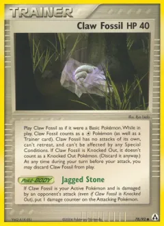 Claw Fossil, Legend Maker 78/92