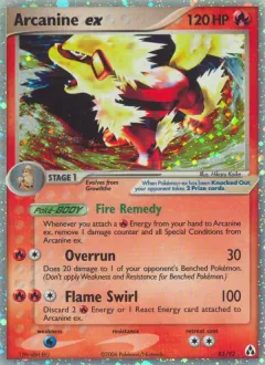 Arcanine ex, Legend Maker 83/92