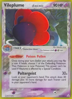 Vileplume δ, Holon Phantoms 17/110