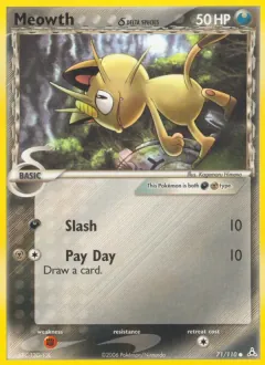 Meowth δ, Holon Phantoms 71/110