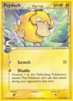 Psyduck δ, Holon Phantoms 81/110