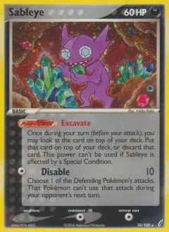 Sableye, Crystal Guardians 10/100
