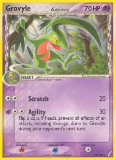 Grovyle δ, Crystal Guardians 19/100