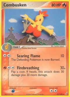 Combusken, Crystal Guardians 31/100