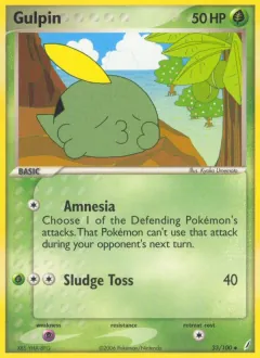 Gulpin, Crystal Guardians 33/100