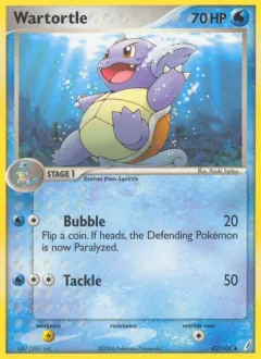 Wartortle, Crystal Guardians 42/100