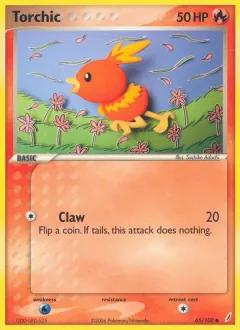 Torchic, Crystal Guardians 65/100