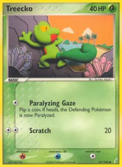 Treecko, Crystal Guardians 67/100