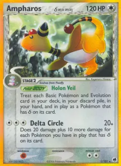Ampharos δ, Dragon Frontiers 1/101